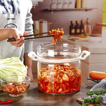 耐高温四川泡菜坛子家用玻璃咸菜腌制腌菜缸酸菜腌糖蒜容器密封罐