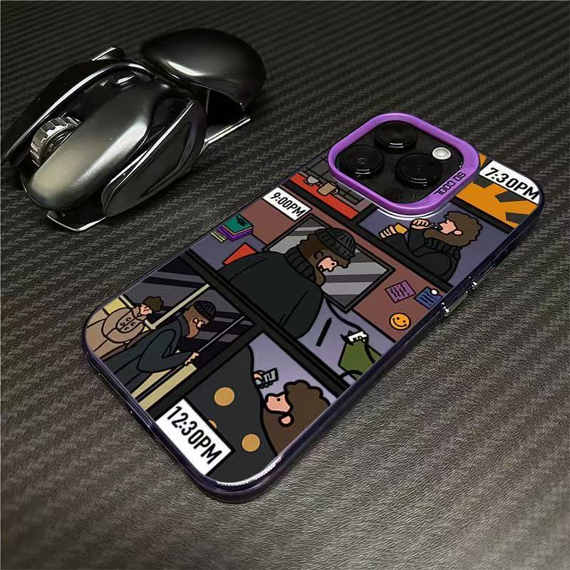 Los fragmentos de vida son adecuados para la carcasa del teléfono móvil Apple 16Promax, carcasa de gas personalizado iPhone15/14/13 Europa y América 12