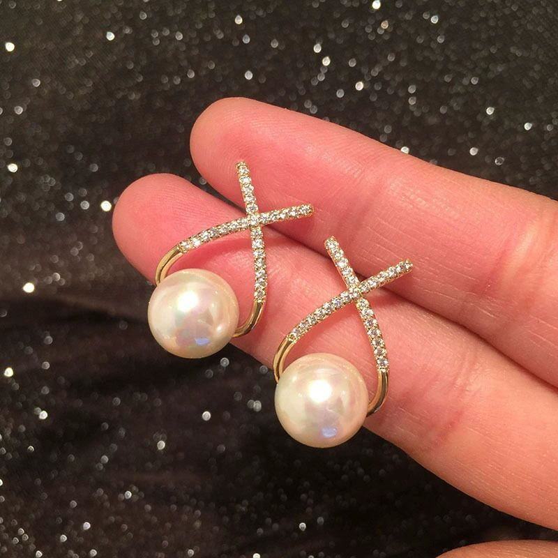 Серьги из серебра 925, европейский стиль, простые элегантные модели, лёгкие гвоздики и подвесы