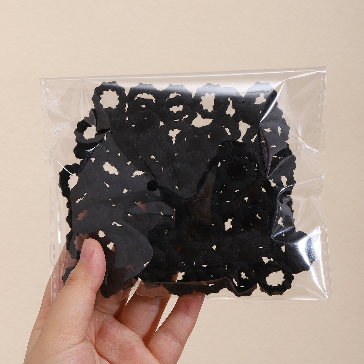 Caramelo corda de cabeza de niñas de alta elasticidad correa de goma duradera para niños cabello atado no dañando anillo de cabello adornamiento para el cabello de bebé