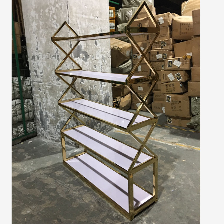 厂家批发不锈钢中岛架商场展示产品置物架 多层组合收纳架