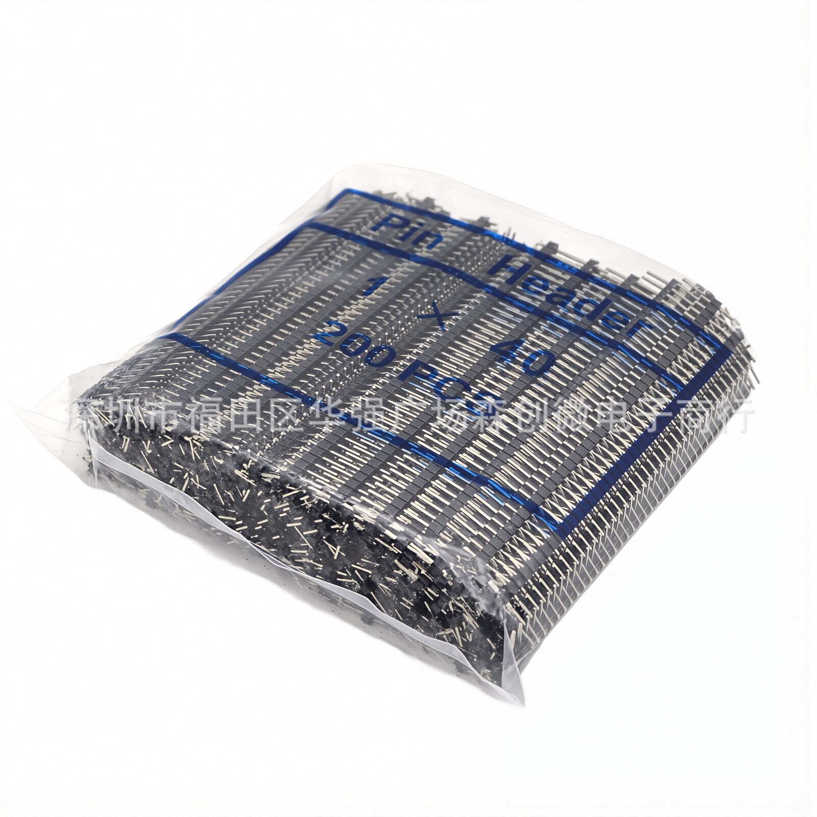 单排针 双排针 1*40P/2*40P 间距2.54mm 直针/弯针 铁/铜针 整包