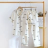 Lapel panda three-piece suit