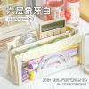 Japanese transparent pencil case, high quality capacious stationery for elementary school students