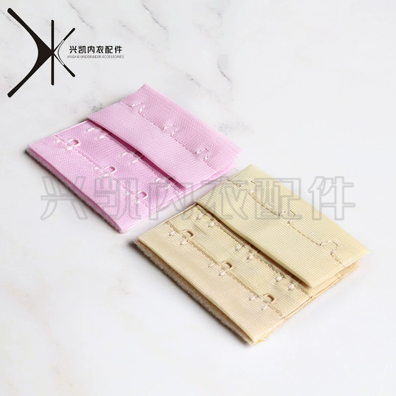 Завод в наличии 5,0*5,7 см трехрядная трехпуговичная Пряжка для бюстгальтера/Пряжка для нижнего белья/трехрядная двухпуговичная пряжка на спине