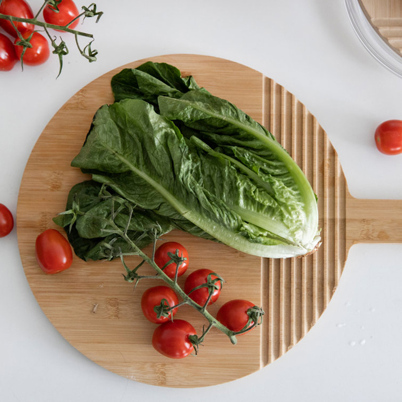 Nature+Chopping+Board+Rnd+Bamb