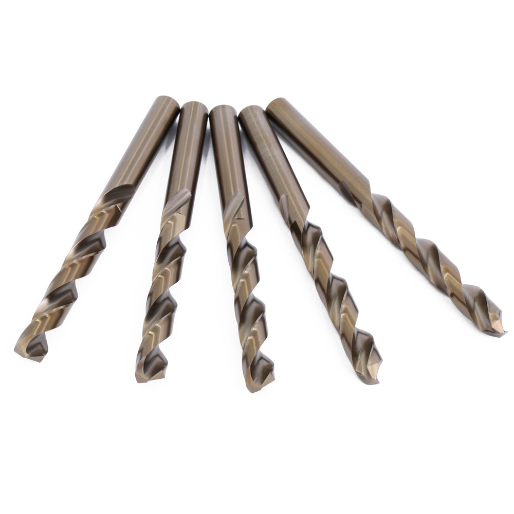 broca torcida M35 molienda completa de acero inoxidable que contiene cobalto broca de placa de acero de metal broca de aleación de aluminio broca de agujero