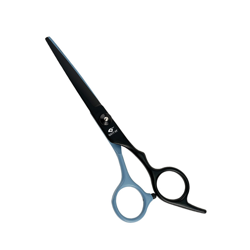 Tijeras para el cabello Tijeras para el cabello Tornillo blanco de 6 pulgadas Tijeras planas Tijeras para dientes Niños adultos para el hogar Tijeras para el cabello