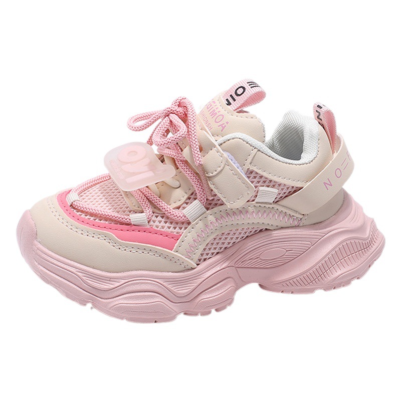 Zapatos para niños, nuevos modelos de primavera y otoño, zapatos deportivos para niños al por mayor, zapatos de malla transpirable para niños, zapatos para correr al aire libre, zapatos de papá para niñas, zapatos de moda
