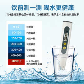 tds笔测试笔小批量柔性测水笔加印logo外贸品质tds水质检测笔