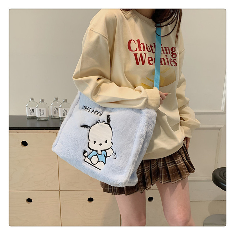 国境を越えてウサギのぬいぐるみを卸売りする女性バッグの補習袋はかわいいスティッチのハンドバッグの誕生日プレゼントのクロミ|undefined
