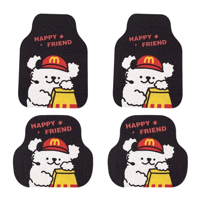 Foot Mats, Cute Cartoons — Universal Foot Pad - mai-mai-puppy-silk-hoop-foot-pads-4-piece-set