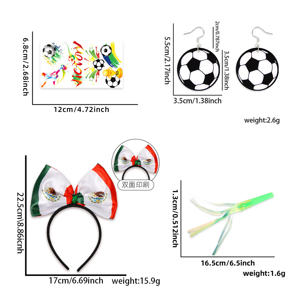 Estados Unidos, Canadá, México, Copa del Mundo, fanáticos de fútbol de todos los países, banderas, banderas, insignias, porristas, refuerzos, props de animación.