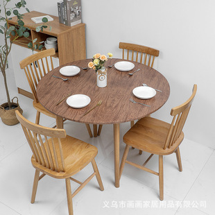 PEVA elastic band table round elastic table cover waterproof oil-proof table cloth flannel backing pine wood grain table cover