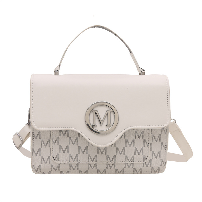 Bolso de moda coreano para mujeres 2024 invierno nuevo estilo retro simple bolso cuadrado de estilo extranjero nicho bolso de hombro