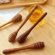 定制高端实木蜂蜜搅拌棒取蜜棒蜜蜂棒咖啡奶茶果酱木质搅拌棒