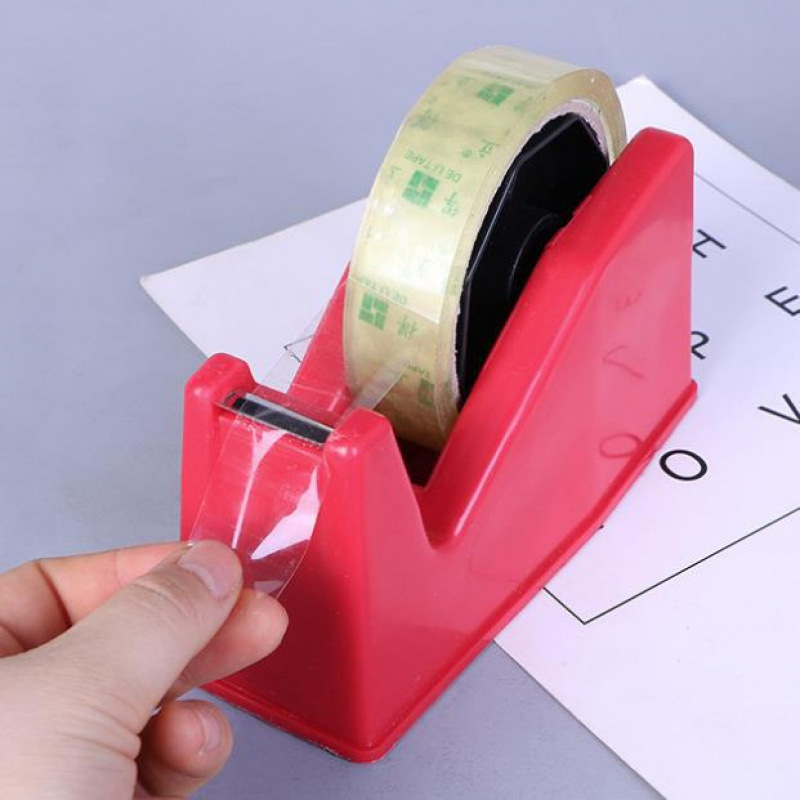 Cortador de cinta adhesiva de gran tamaño asiento cortador de cinta adhesiva transparente papelería cortador de mesa máquina de papel adhesivo mesa de pegamento