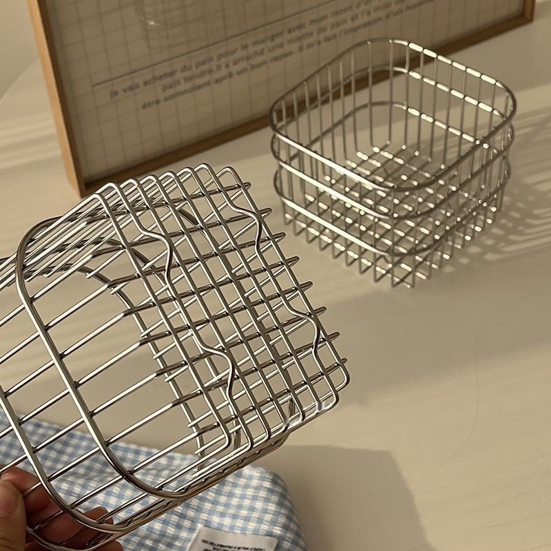 ins人気の収納ホームライト高級シンプルな鉄排水雑貨口紅化粧品マスク収納ラックデスクトップ