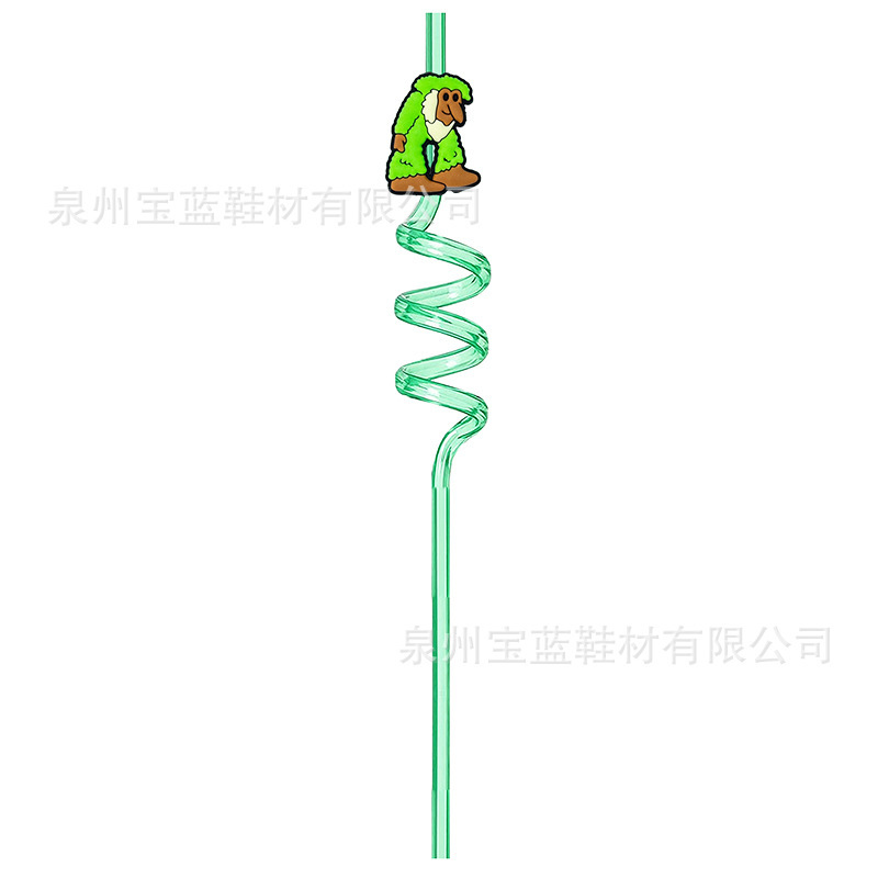 【山海経シリーズ】クロスボーダーアニメ海外山海経モンスターPETGスパイラルストローアクセサリー卸売り|undefined