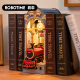 PLUS ruozhiluo diy cottage cherry blossom tram creative three-dimensional book stand wooden puzzle decoration girlfriends gift
