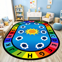 幼稚園カーペット早教センターの部屋マットデザインLOGOリビングマット教室読書区知育ゲームマット