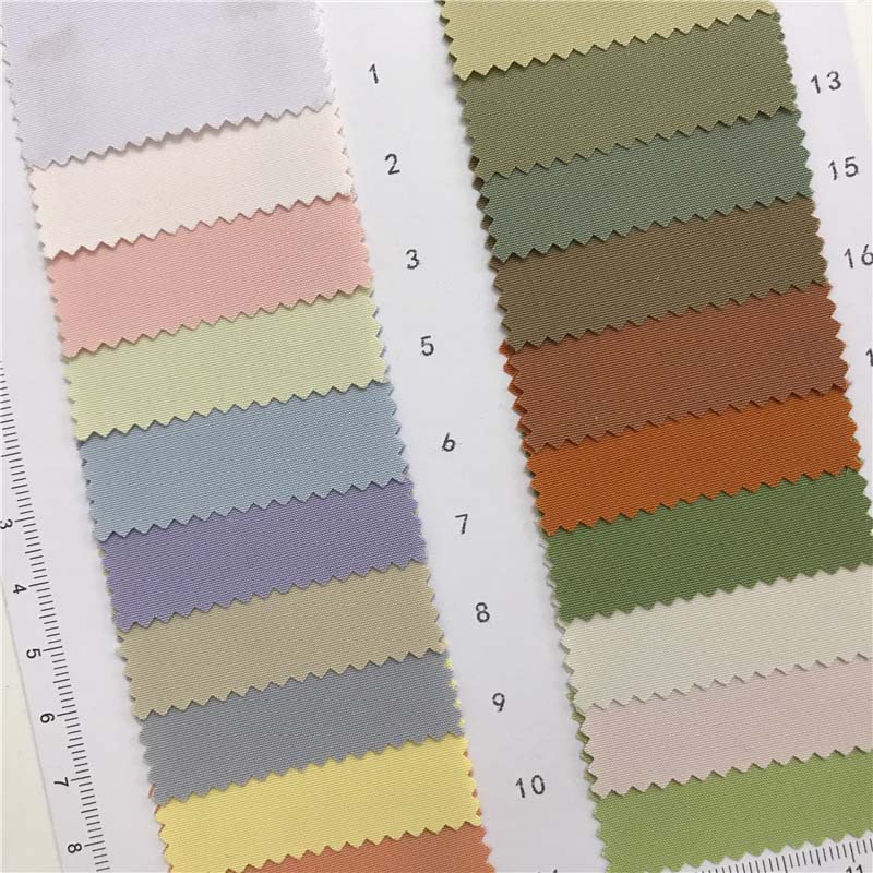 大鹅天丝棉防泼水布料175个颜色现货厂家直销衬衫套装面料317Y14