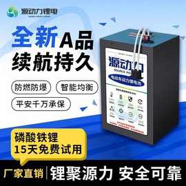 电动车足容量48v60v72伏二三轮电摩专用磷酸铁锂锂电池厂家直销