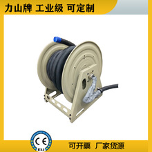 電鼓自動卷線器手搖式工業級電纜卷盤伸縮電源線電線盤管器