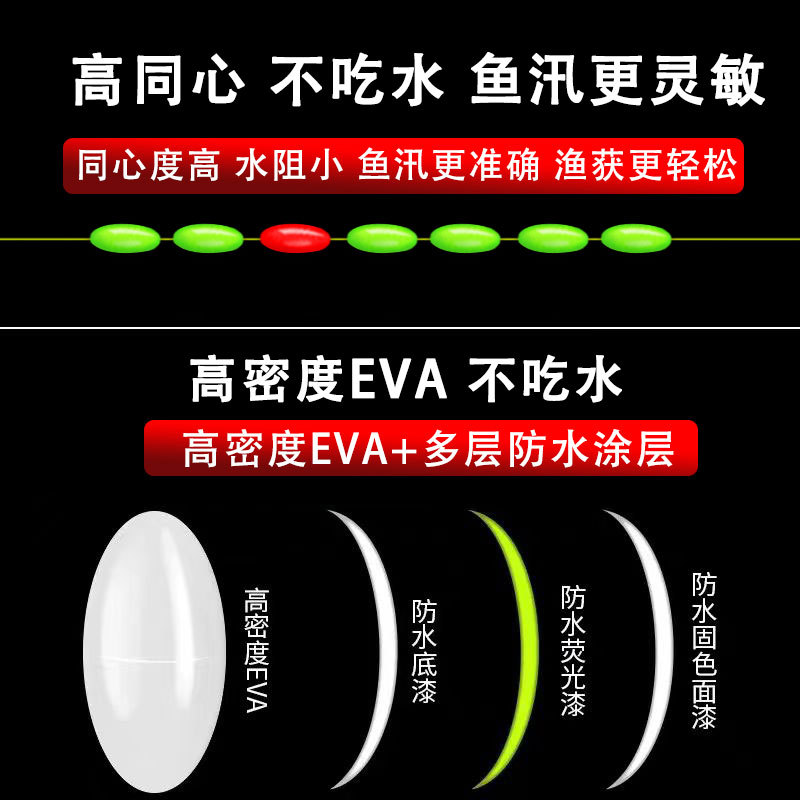 JINHAI XIZHAO Tian Hook conjunto completo de gancho de pesca y línea de pesca atada productos terminados siete estrellas grupo de línea de deriva sin ajuste de alta sensibilidad grupo de línea de pesca silvestre