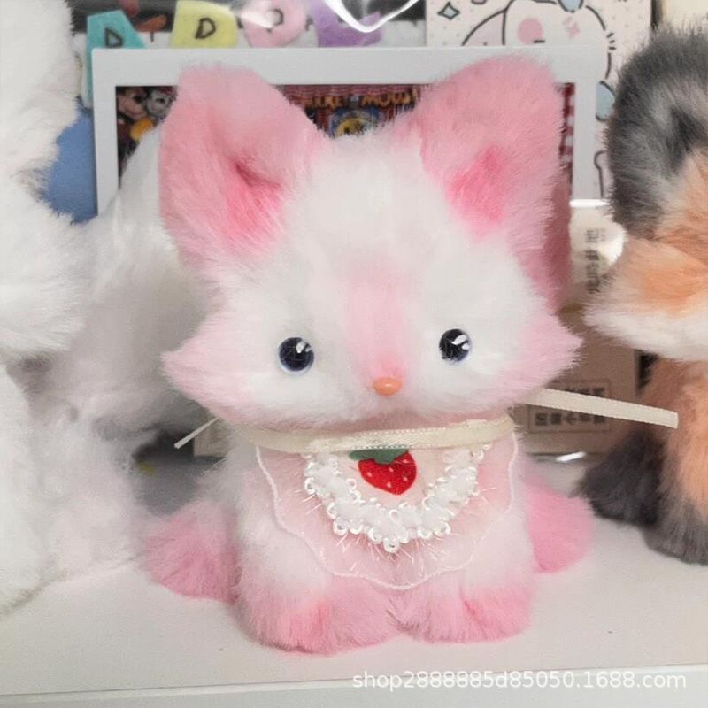 ツイスト子犬かわいいキツネdiy材料バッグ自作誕生日プレゼントは彼女520バレンタインデーに贈る|undefined