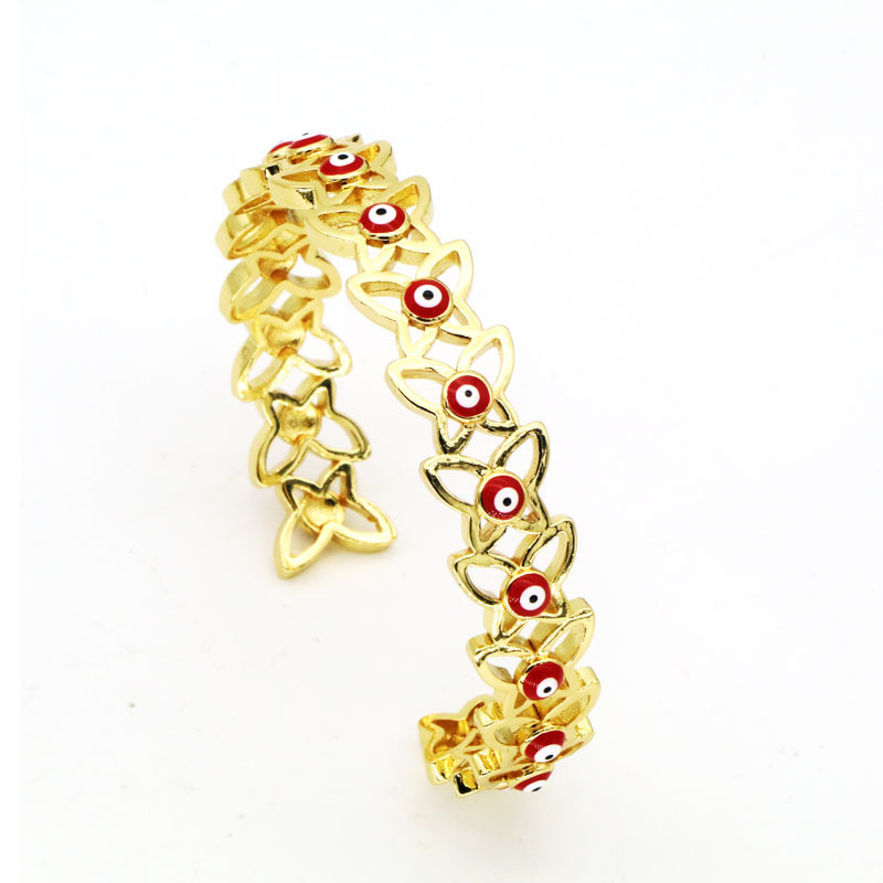 Fashion Butterfly Copper Hollow Out Bangle 1 Piece