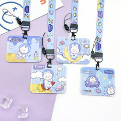 Cross-border foreign trade slide card holder student campus card bus card subway card ID card protective cover wholesale