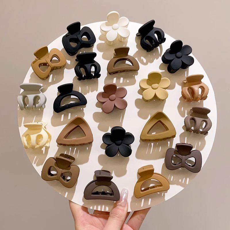 Acrílico pequeño clip de agarre para mujeres 2025 nuevo clip de alta sensación tocado de cola de caballo alto fijo artefacto clip de cabello clip de cabello