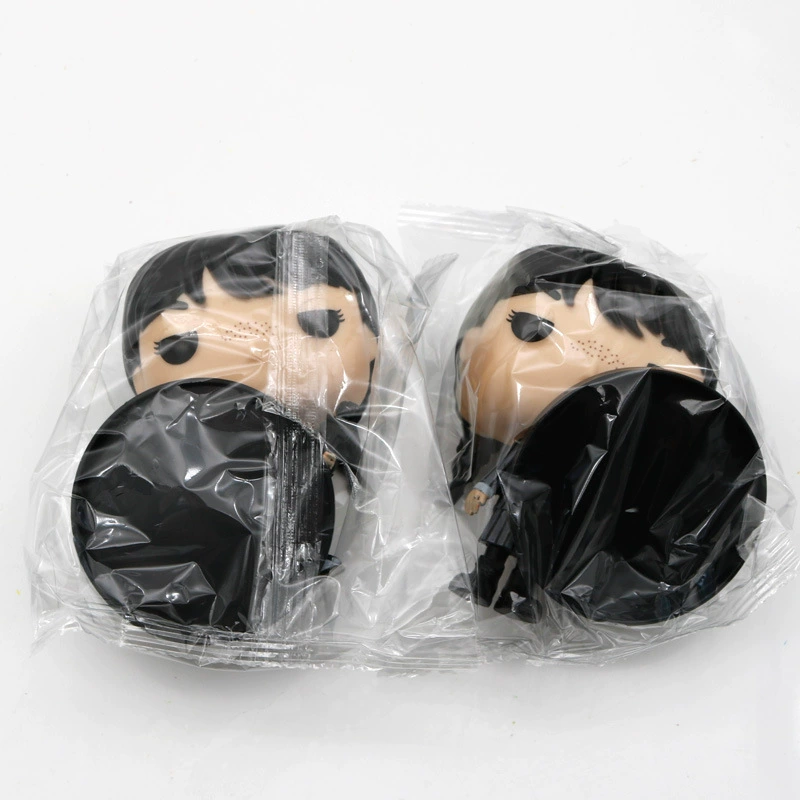 Cross -border POP 4 -inch Wednesday Adam's hand -n офисная модель 2 модели с базовым тортовым декором