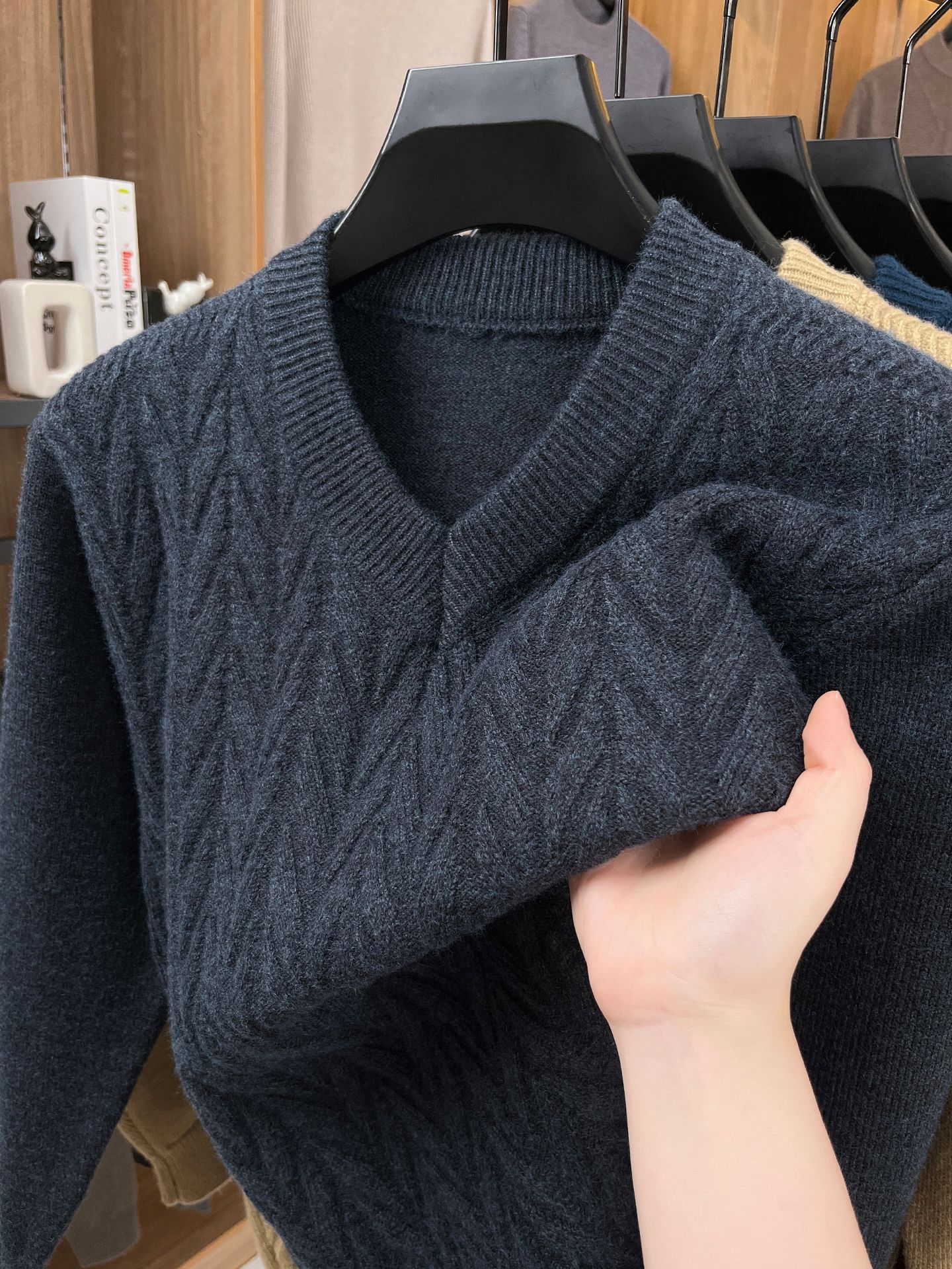 Men's winter woolen warm sweater