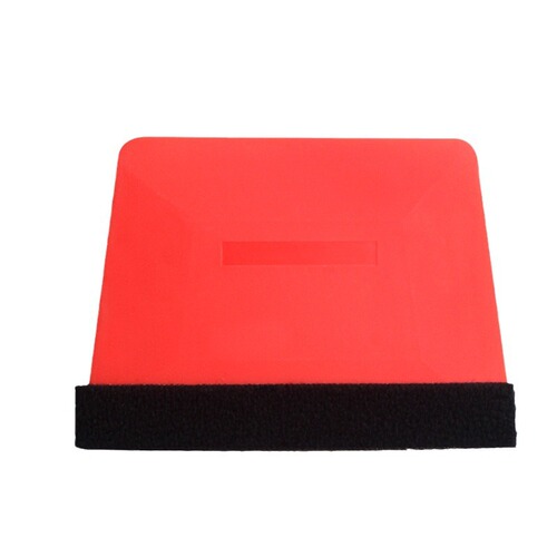 Car film application tool: trapezoidal scraper for color-changing film work—perfect for sealing edges, smoothing thin film applications, and tucking in trim areas.