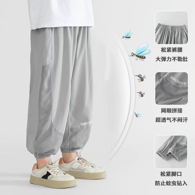 Gray Aixina 1 anti-mosquito pants mesh style