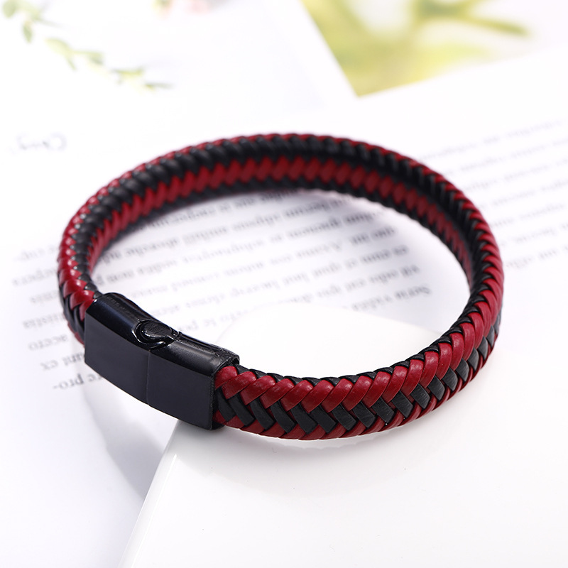 retro woven magnetic bracelet