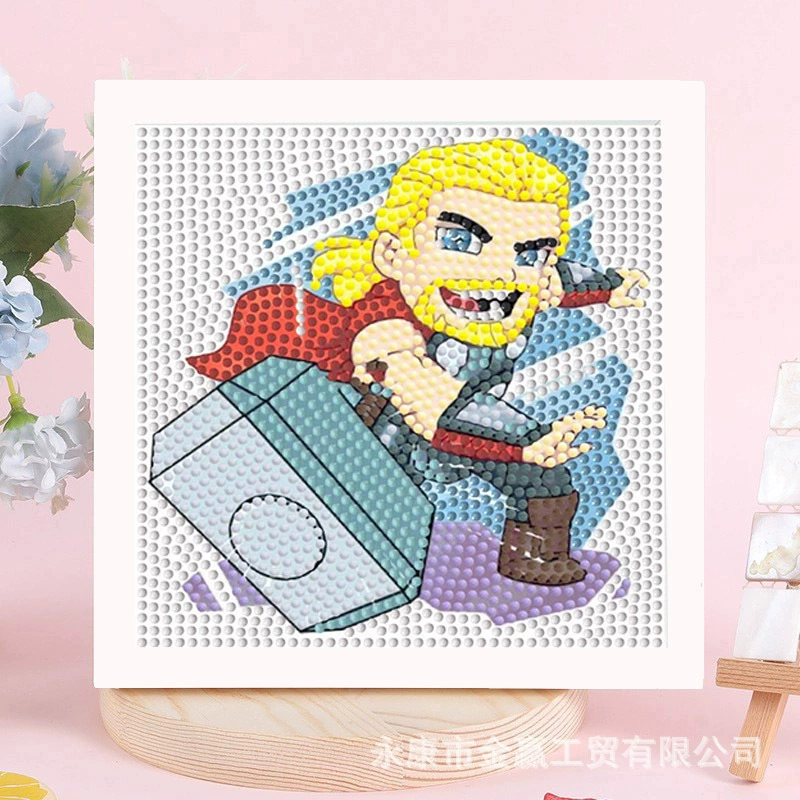 Мультяшная умная игрушка, DIY, новая коллекция, детское handmade diy, украшенная бриллиантами