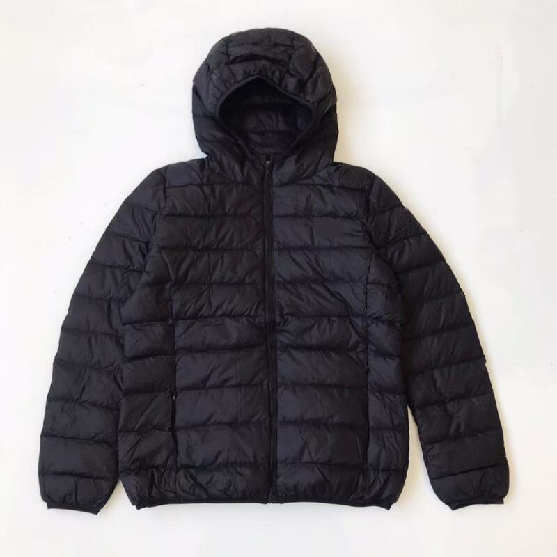 Item No. 25A2415652 Winter New Style Japanese Simple Solid Color Small Logo Casual Lightweight Hooded down Jacket