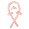 Fuchsia curly hairgrip, 2 pieces, 1 pieces