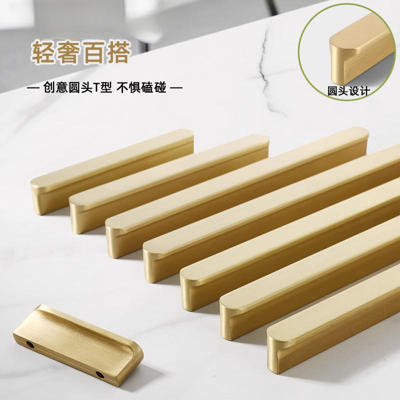 Bonor Solid Hand Light Luxury Wardrobe Golden Hand Cabinet Cabinet…