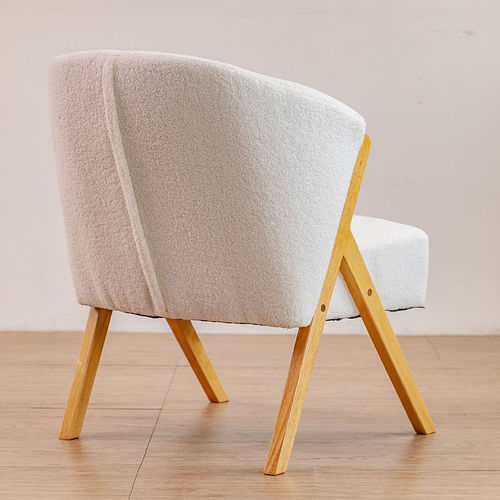 Nordic single sofa chair comfortable balcony coffee shop milk tea shop small apartment table chair set designer living room chair