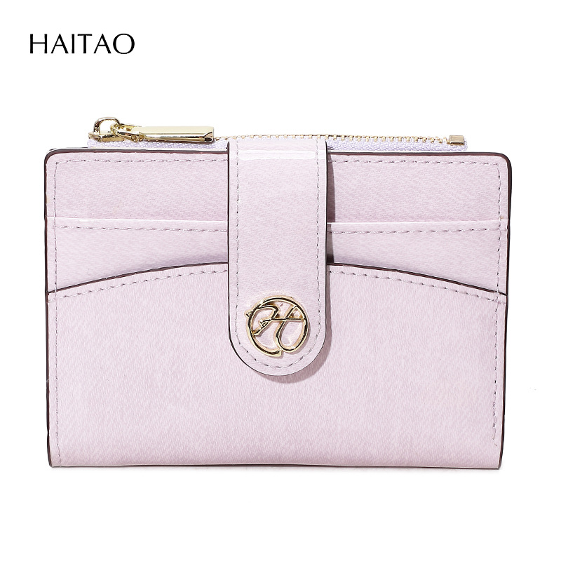 20% de descuento corto bolso de mujer color caramelo brillante multi-tarjeta nuevo bolso de cambio