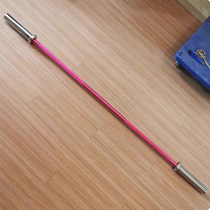 Women's Colored Barbell Bar 1.8m Olympic Bar 2.2m Olympic Bar Colored 1.5m Olympic Bar 1.2m Curved Barbell Bar