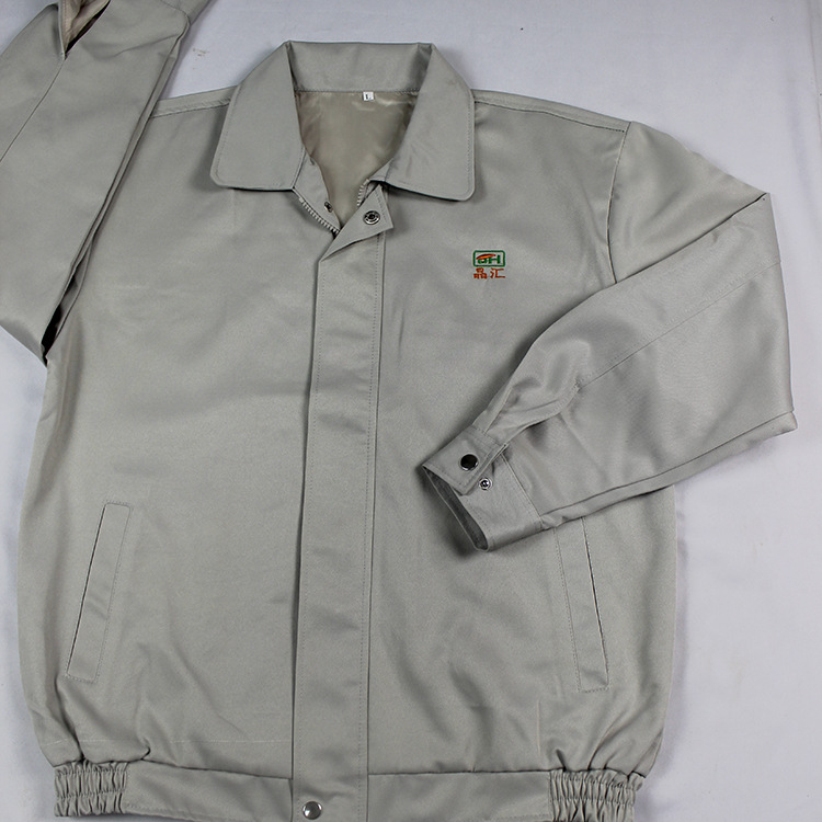 秋冬装工作服长袖工衣工厂厂服双层工服涤棉东莞厂家定制