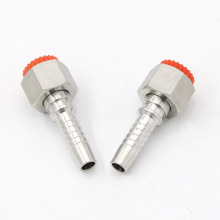 SS304 316L不锈钢、铁电镀软管接头液压胶管接头扣压接头20512