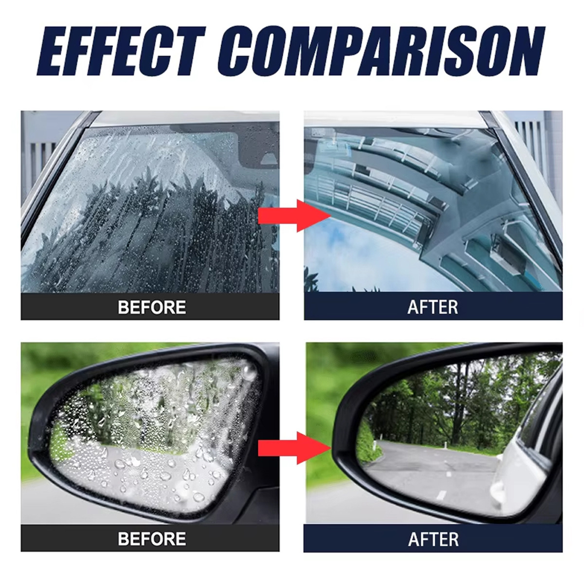 YT203 Car Glass Anti-Fog Agent is exclusively for cross-border supply, designed for rearview mirrors and car windows to prevent fogging and rain, and features a hydrophobic coating
