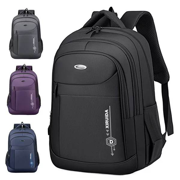 Backpack Large Capacity High-End Business Casual Backpack Oxford Cloth Student School Bag Travel Commuting Computer Backpack