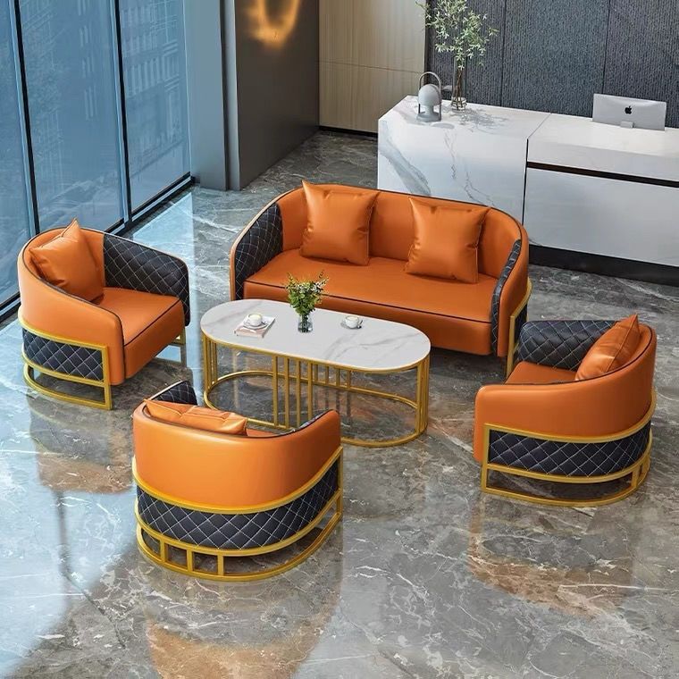 One long table + 3 singles + one double orange